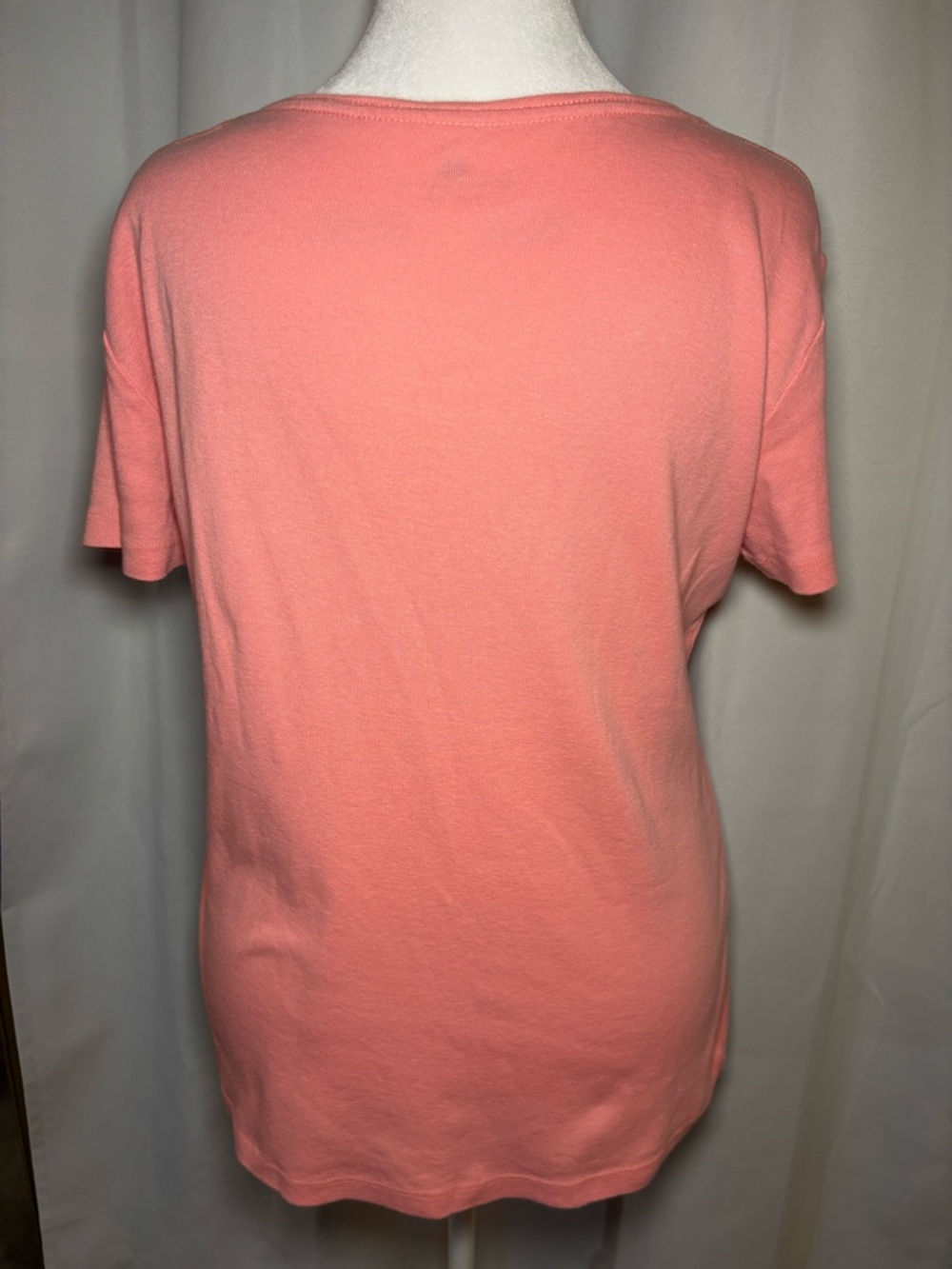 Pink Sequin Flower Graphic Tee 100% Organic Cotton Cottagecore Y2K - Picture 5 of 5